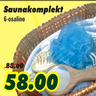 Allahindlus - Saunakomplekt