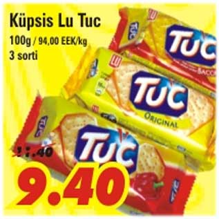 Allahindlus - Küpsis Lu Tuc