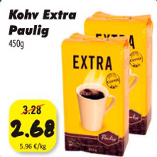 Allahindlus - Kohv Extra Paulig