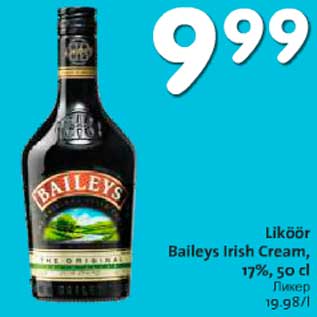 Allahindlus - Liköör Baileys Irish Cream