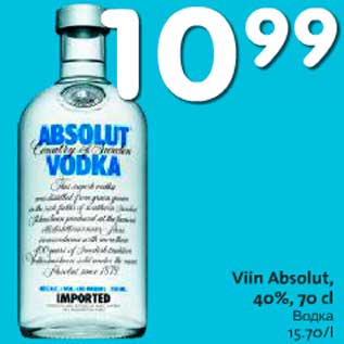 Allahindlus - Viin Absolut