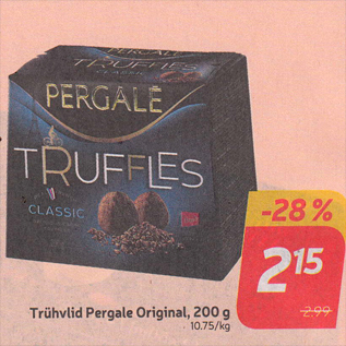 Allahindlus - Trühvlid Pergale Original, 200 g