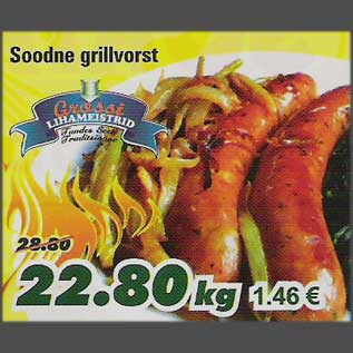 Allahindlus - Soodne grillvorst