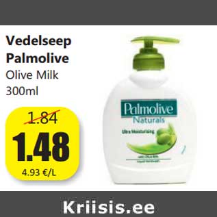 Allahindlus - Vedelseep Palmolive