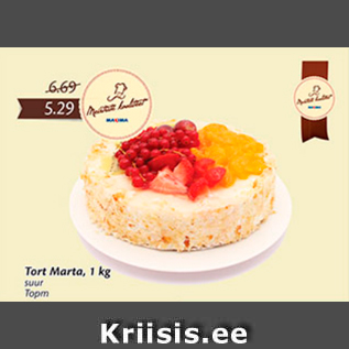 Allahindlus - Tort Marta, 1 kg