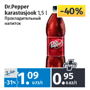 Allahindlus - Dr.Pepper karastusjook 1,5 l