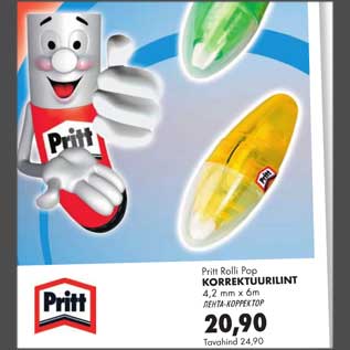 Allahindlus - Pritt Rolli Pop Korrektuurilint