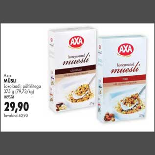 Allahindlus - Axa Müsli