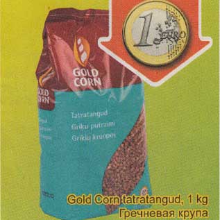 Allahindlus - Gold Corn tatratangud, 1 kg