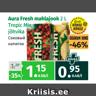 Allahindlus - Aura Fresh mahlajook 2 L