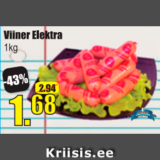 Allahindlus - Viiner Elektra 1 kg