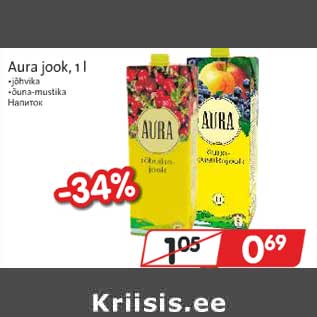 Allahindlus - Aura jook, 1 l