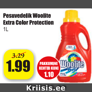 Allahindlus - Pesuvedelik Woolite Extra Color Protection 1 L