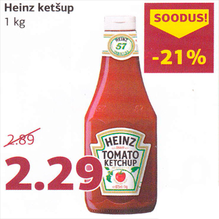 Allahindlus - Heinz ketšup 1 kg