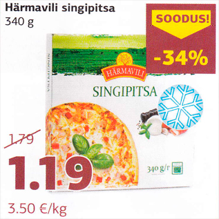 Allahindlus - Härmavili singipitsa 340 g