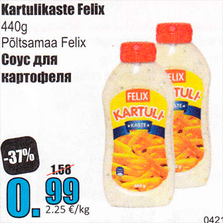 Allahindlus - Kartulikaste Felix