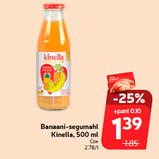 Allahindlus - Banaani-segumahl Kinella, 500 ml