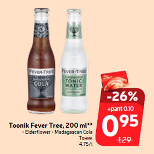 Allahindlus - Toonik Fever Tree, 200 ml**