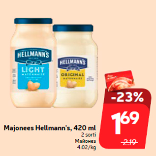 Allahindlus - Majonees Hellmann