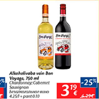 Allahindlus - Alkoholivaba vein Bon Voyage, 750 ml