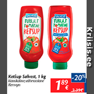 Allahindlus - Ketšup Salvest, 1 kg