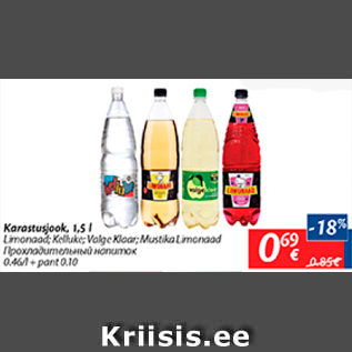 Allahindlus - Karastusjook, 1,5 l