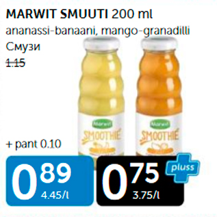 Allahindlus - MARWIT SMUUTI 200 ML