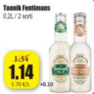 Allahindlus - Toonik Fentimans