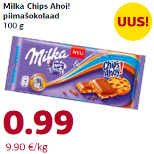 Allahindlus - Milka Chips Ahoi! piimašokolaad 100 g