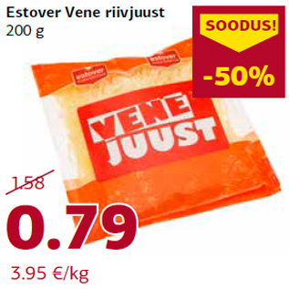 Allahindlus - Estover Vene riivjuust 200 g