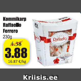 Allahindlus - Kommikarp Raffaello Ferrero 230 g