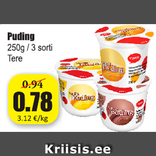 Allahindlus - Puding