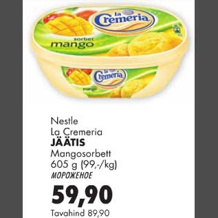 Allahindlus - Nestle La Cremeria jäätis