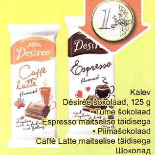 Allahindlus - Kalev Depresso šokolaad, 125 g