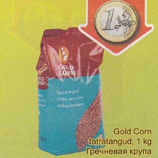 Allahindlus - Gold Corn tatratangud, 1 kg