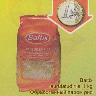 Allahindlus - Baltix aurutatud riis, 1 kg