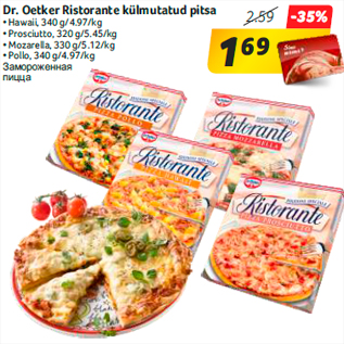 Allahindlus - Dr. Oetker Ristorante külmutatud pitsa