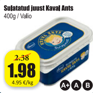 Allahindlus - Sulatatud juust Kalev Ants