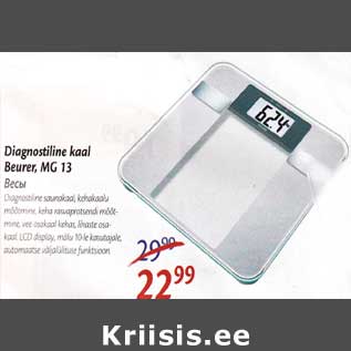 Allahindlus - Diagnostiline kaal Веurеr MG 13