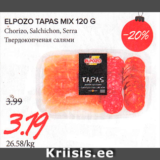 Allahindlus - ELPAZO TARAS MIX 120 G