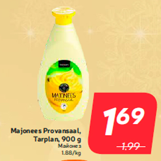 Allahindlus - Majonees Provansaal, Tarplan, 900 g