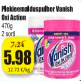 Allahindlus - Plekieemalduspulber Vanish Oxi Action