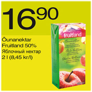 Allahindlus - Õunanektar Fruittand 50%