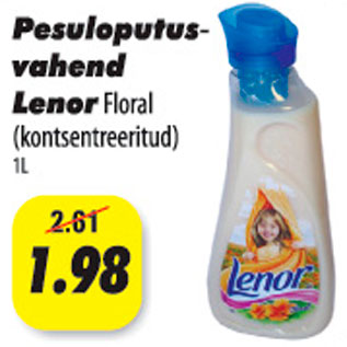 Allahindlus - Pesuloputusvahend Lenor Floral