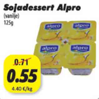 Allahindlus - Sojadessert Alpro