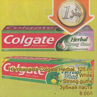 Allahindlus - Hambapasta Colgate Herbal, 125 ml