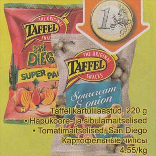 Allahindlus - Taffel kartulilaastud, 220 g