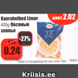 Allahindlus - Kaerahelbed Limor 400 g