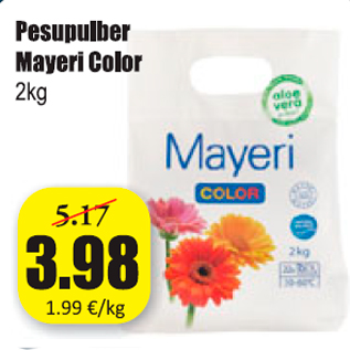 Allahindlus - Pesupulber Mayeri Color 2 kg