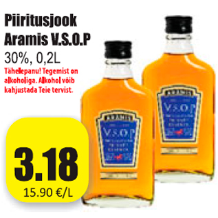 Allahindlus - Piiritusjook Aramis V.S.O.P